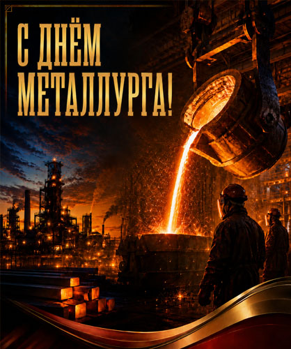 С Днем металлурга 2026!