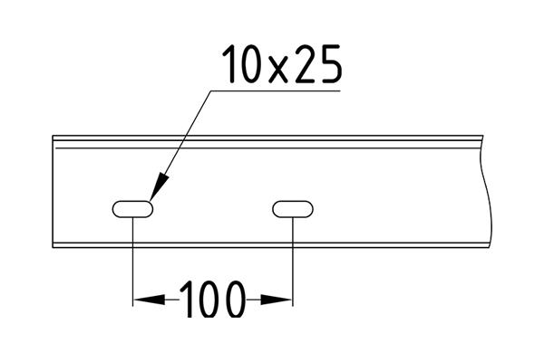 Лестничный лоток НЛК 400x70